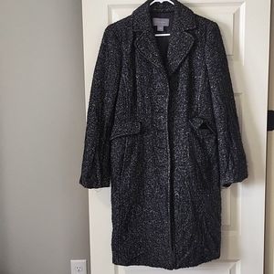 Black and White Long Coat